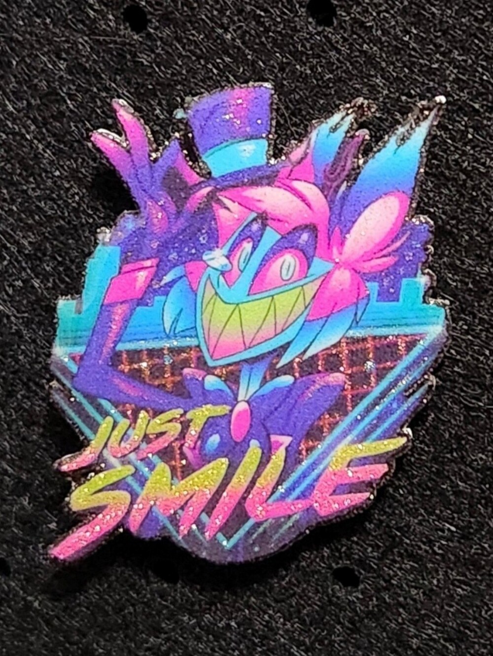 Alastor Glitter Pin - Hazbin Hotel